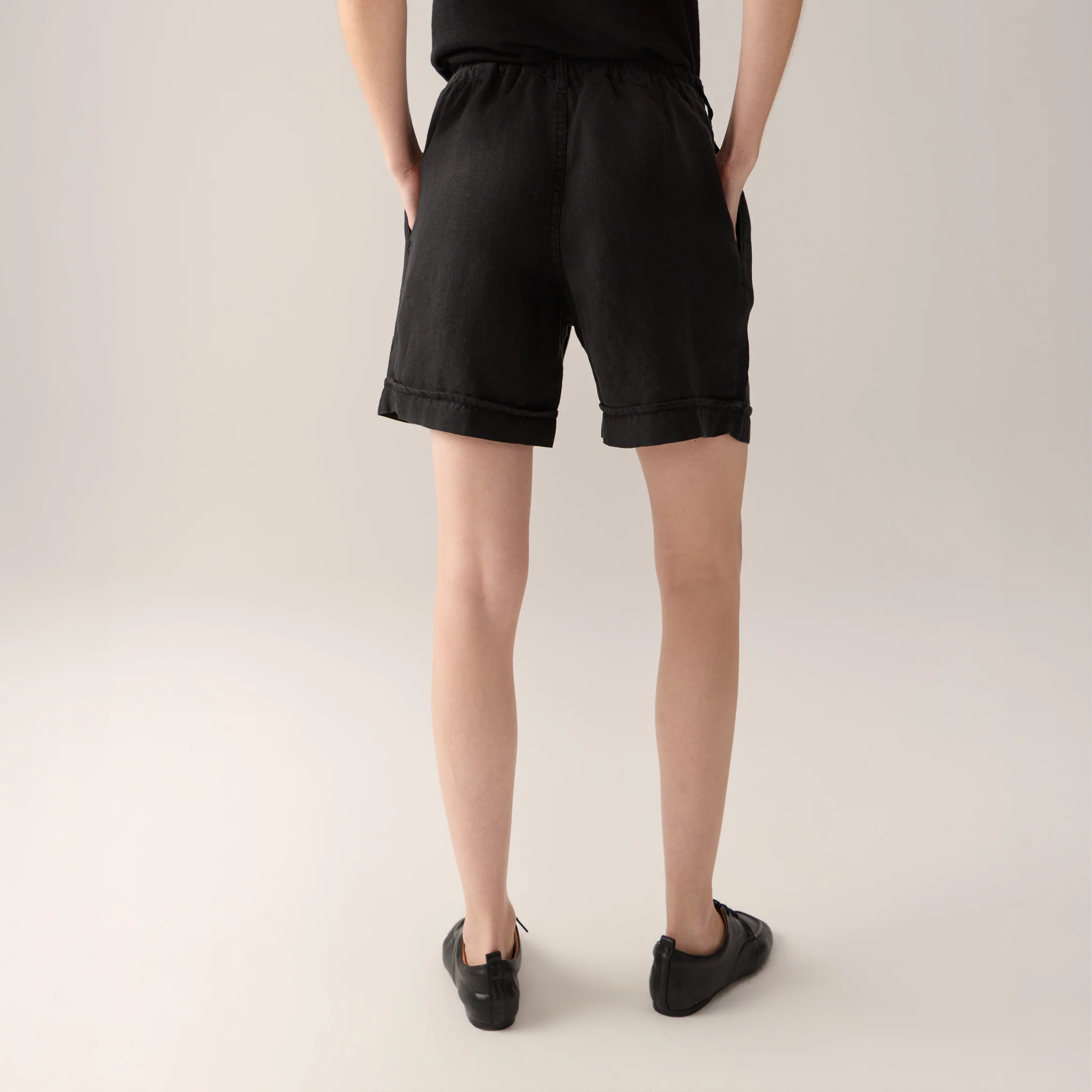 Saya Black Linen - Image 2