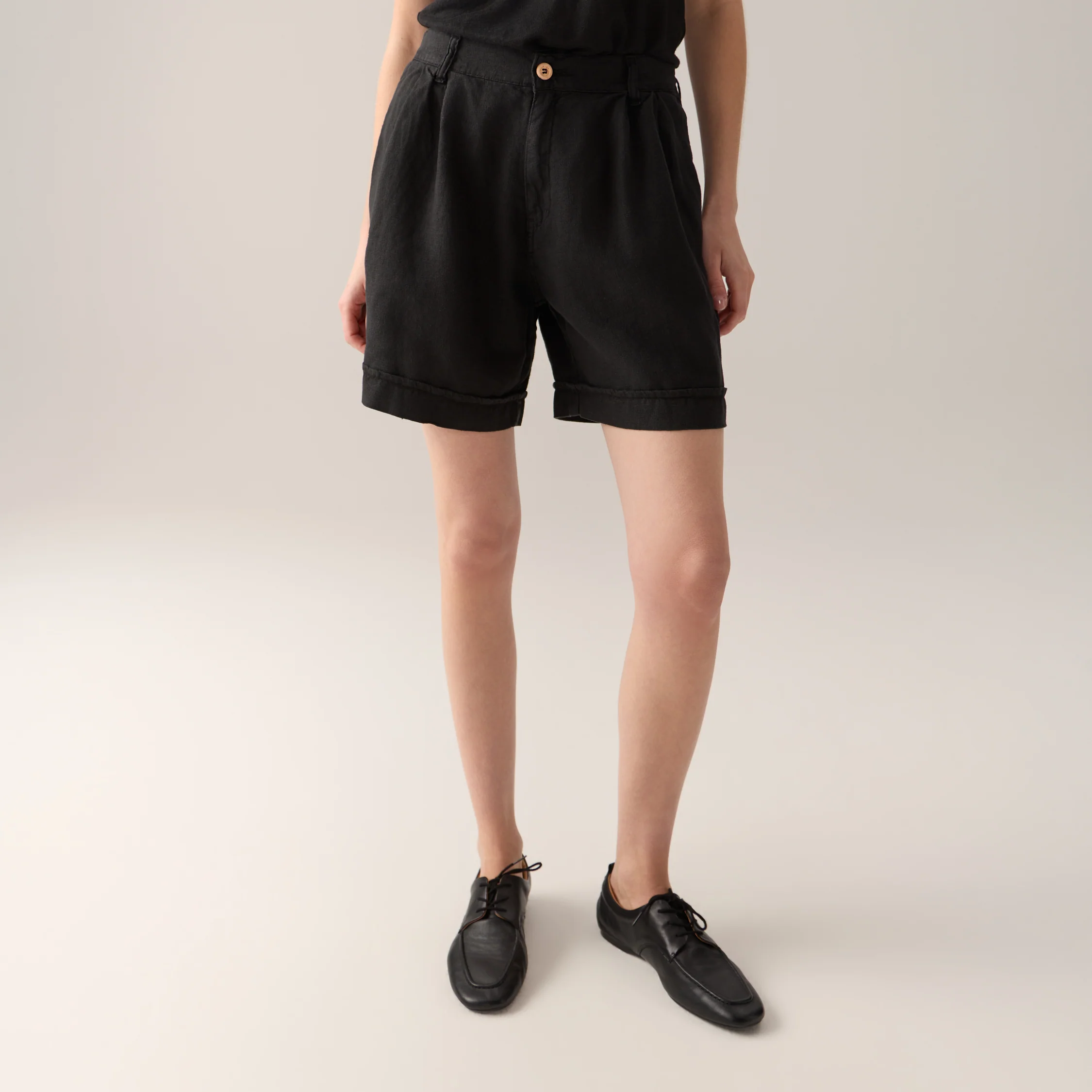 Saya Black Linen - Image 3
